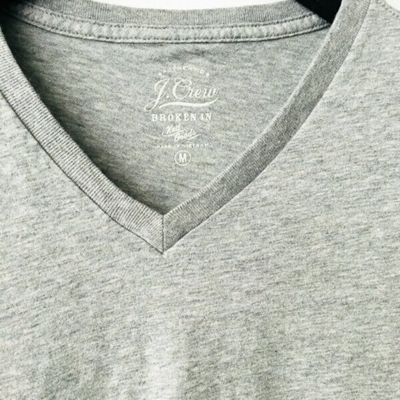 J Crew Basic Minimal Tee Shirt V-neck Short Sleeve - Picture 4 of 6
